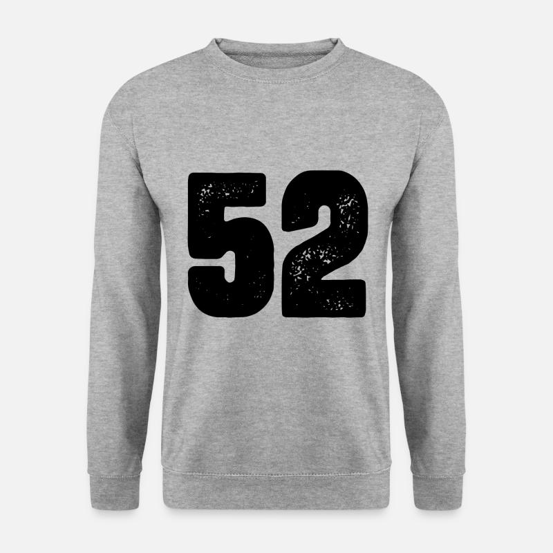 52 number jersey - Unisex Sweatshirt - salt & pepper