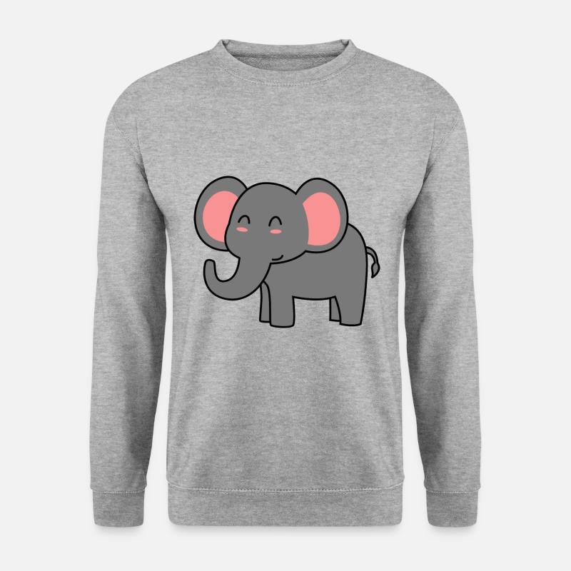 Elephant Comic - Unisex Sweatshirt - salt & pepper