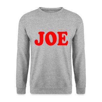 Joe - Unisex Sweatshirt - salt & pepper - Front - Alina (178cm) & Michal (187cm)