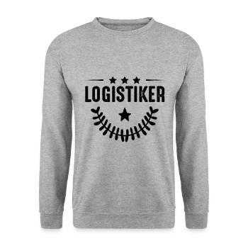 Métier de logisticien - Sweat-shirt Unisexe - gris chiné - Devant - Alina (178cm) & Michal (187cm)