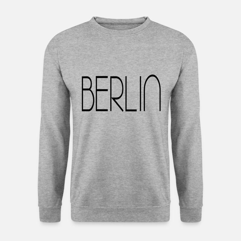 Berlin berlin - Unisex Pullover - Weißgrau meliert