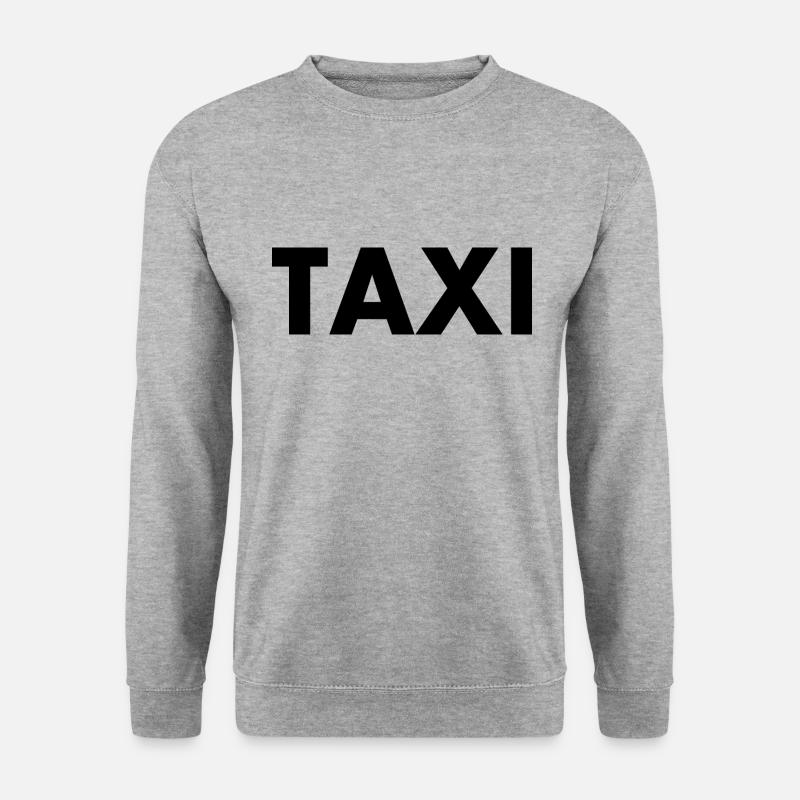 Taxi - Unisex Pullover - Weißgrau meliert