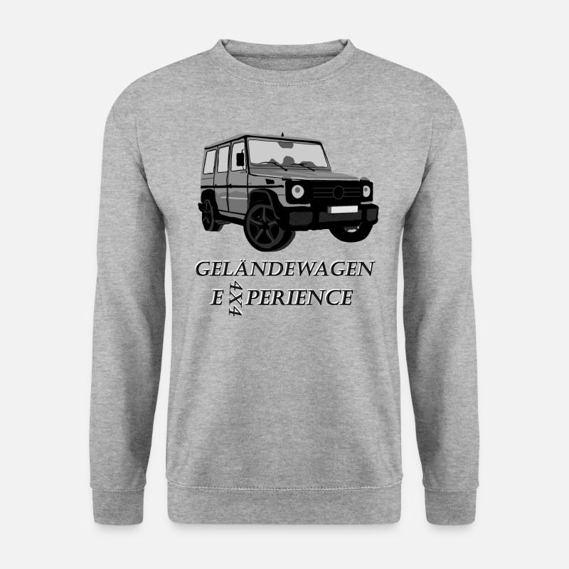 Off-Road Adventure - Unisex Pullover - Weißgrau meliert