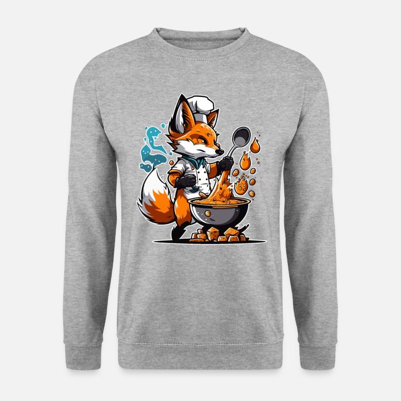 The Fox Chef - Unisex Sweatshirt - salt & pepper