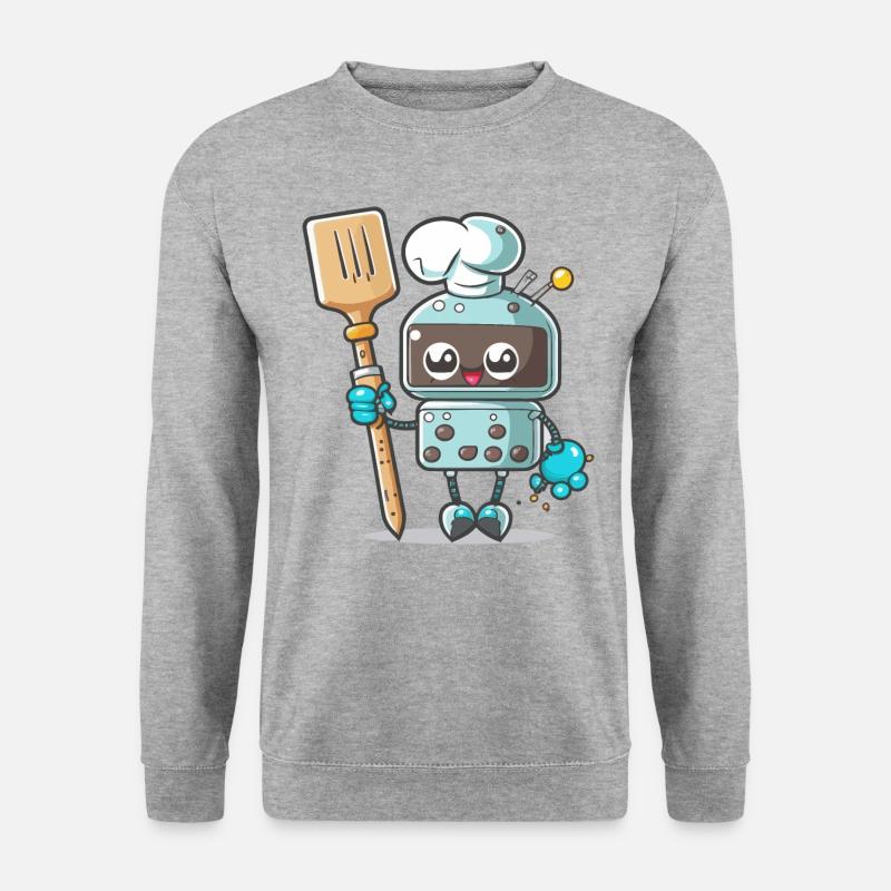 Einen Schaltkreis zusammenstellen - Unisex Pullover - Weißgrau meliert