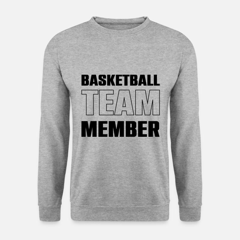 Basketball Team - Unisex Pullover - Weißgrau meliert