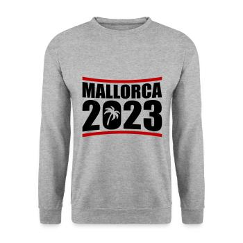 Mallorca 2023 - Unisex Sweatshirt - salt & pepper - Front - Alina (178cm) & Michal (187cm)