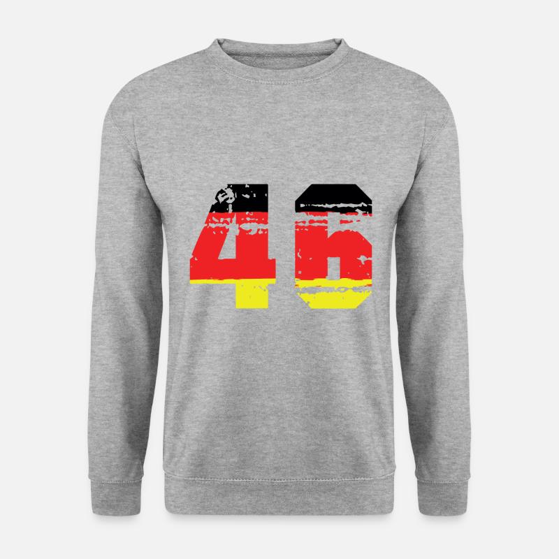 46 Number Germany Jersey - Unisex Sweatshirt - salt & pepper