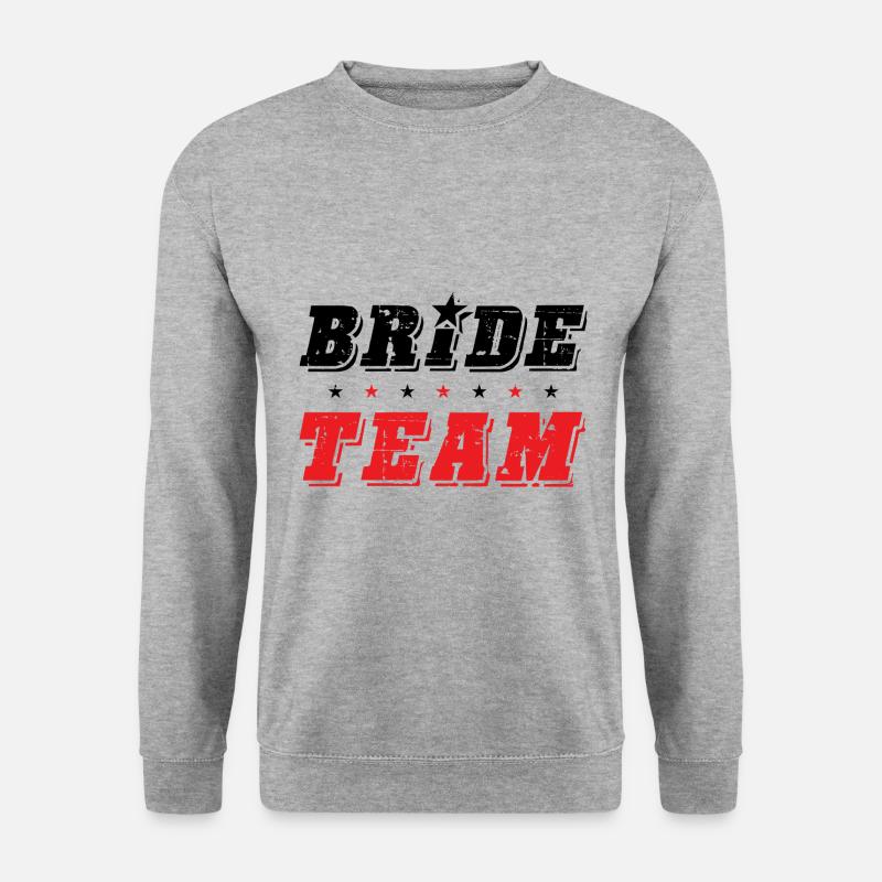 Bride Team - Unisex Pullover - Weißgrau meliert