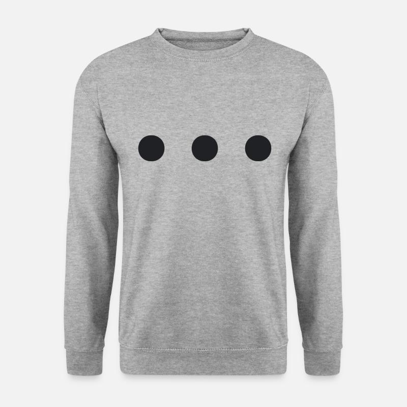 Three points - Unisex Sweatshirt - salt & pepper