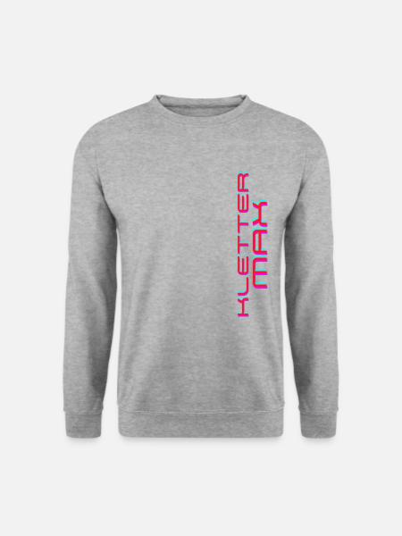 Klettermax - Unisex Pullover - Weißgrau meliert