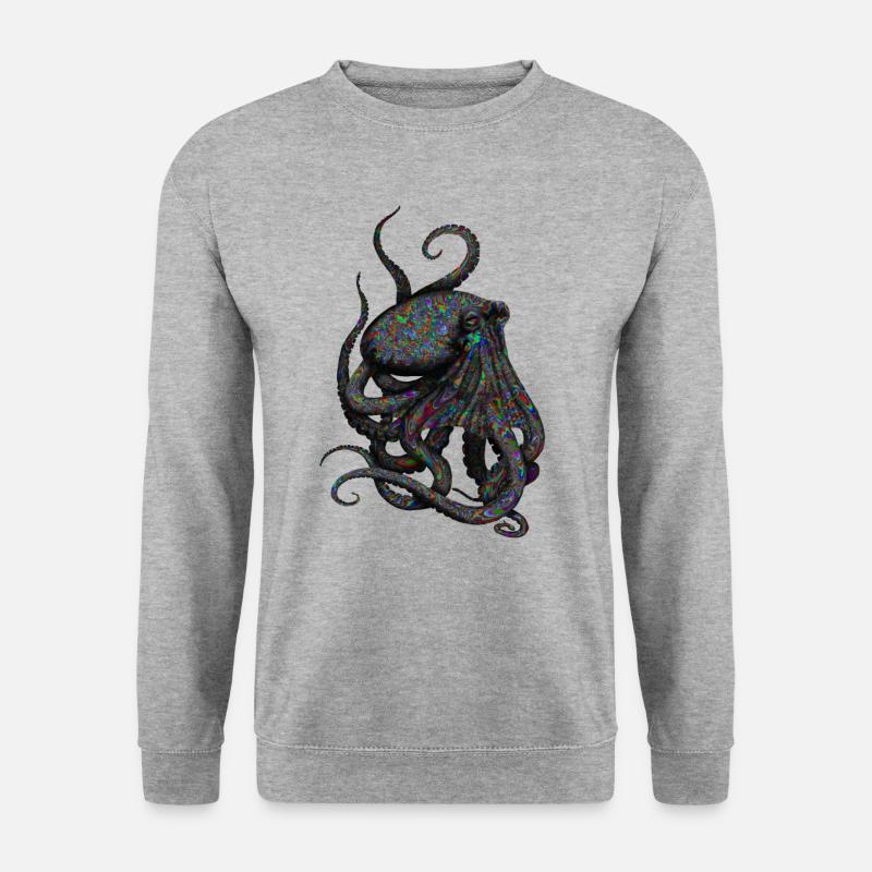 Octopus Goa - Unisex Sweatshirt - salt & pepper