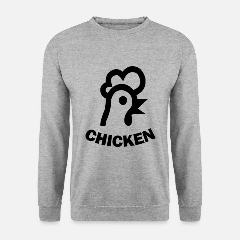 Kylling kylling - Genser unisex - gråhvit melert