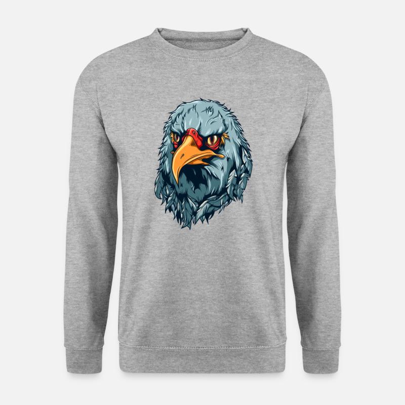 Eagle Eagle Head - Unisex Sweatshirt - salt & pepper