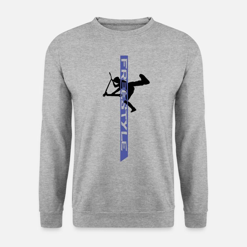 Freestyle 5 - Unisex Pullover - Weißgrau meliert