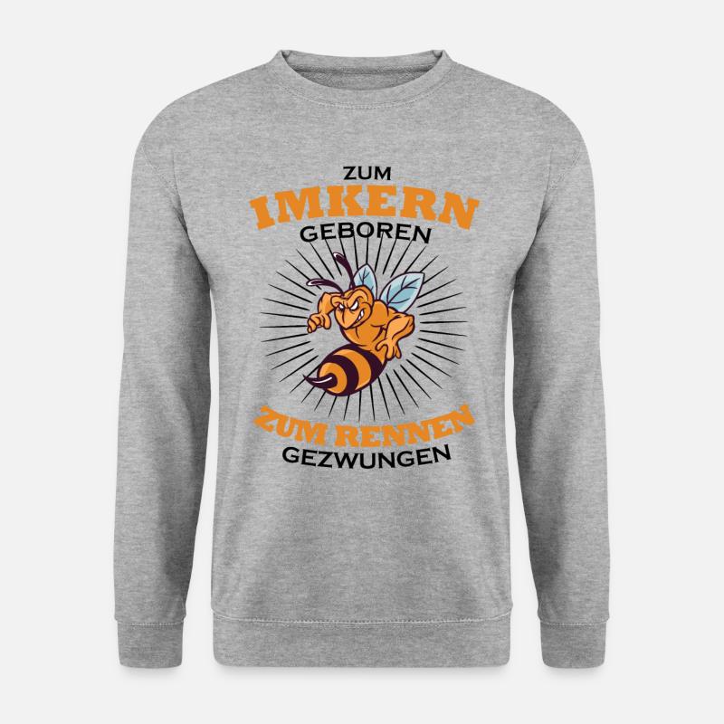 Imker - Unisex Pullover - Weißgrau meliert