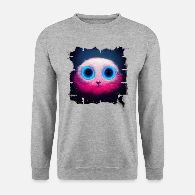 space kitty - Unisex Sweatshirt - salt & pepper