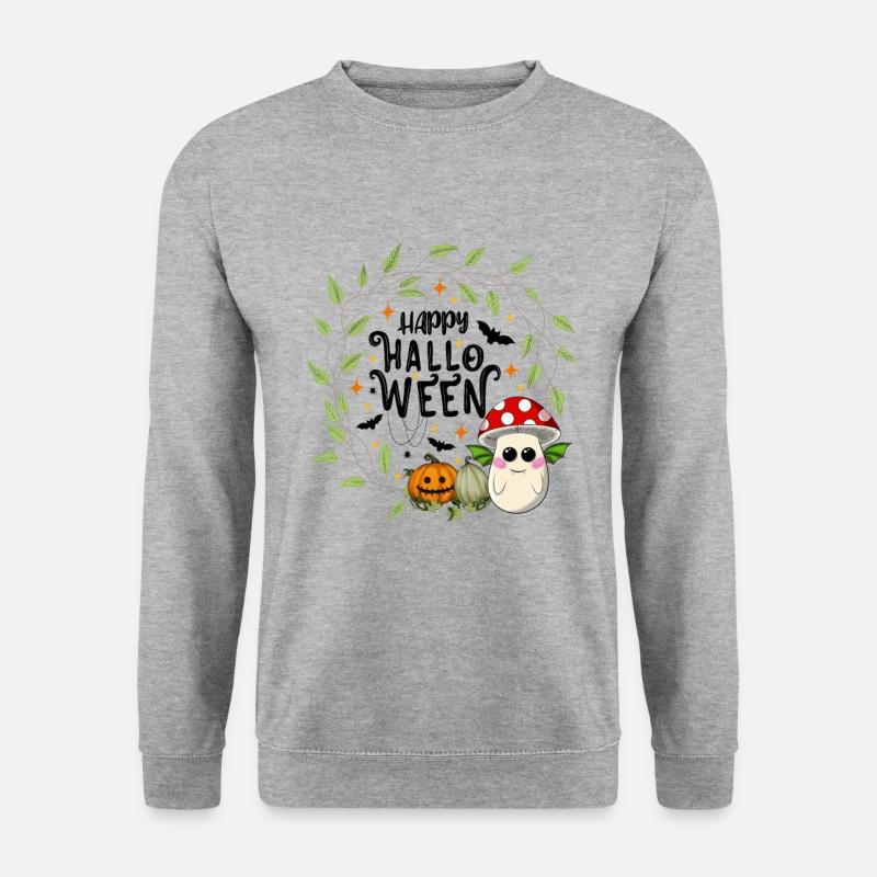 Happy Halloween Toadstool - Unisex Sweatshirt - salt & pepper