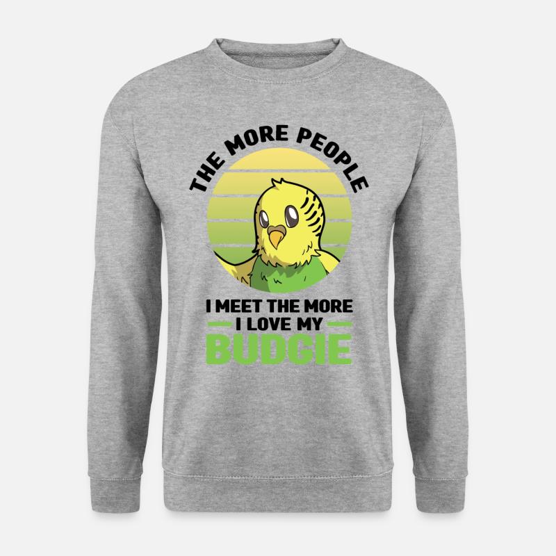 Budgerigar - Unisex Sweatshirt - salt & pepper