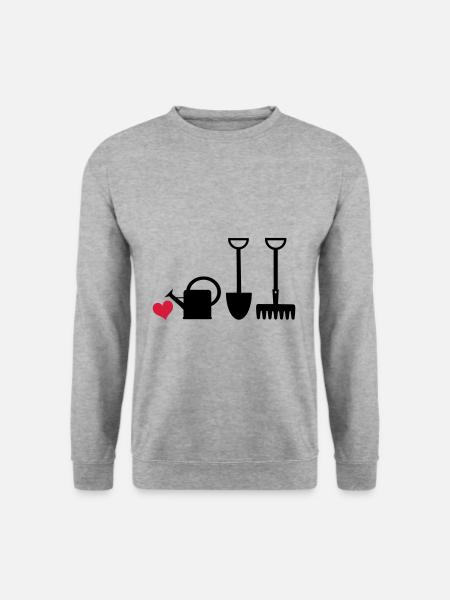 Gärtnerherz2 - Unisex Sweatshirt - salt & pepper