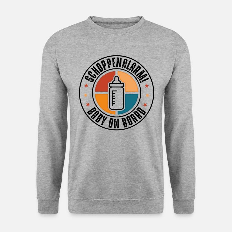 Schoppenalarm - Unisex Pullover - Weißgrau meliert