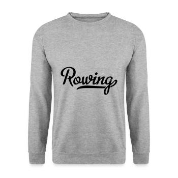 ROWING - Sweat-shirt Unisexe - gris chiné - Devant - Alina (178cm) & Michal (187cm)