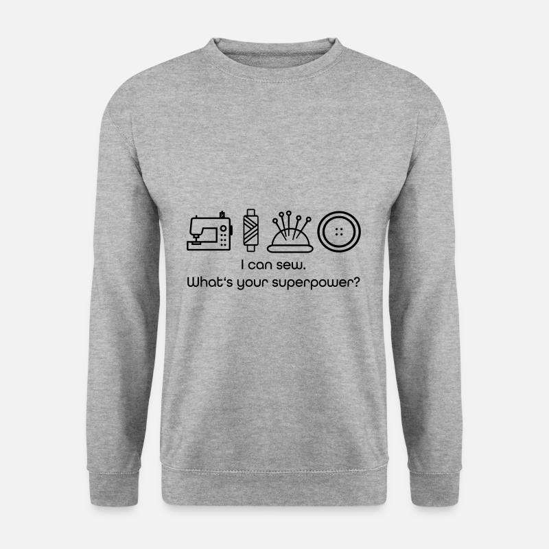 sew - Unisex Sweatshirt - salt & pepper