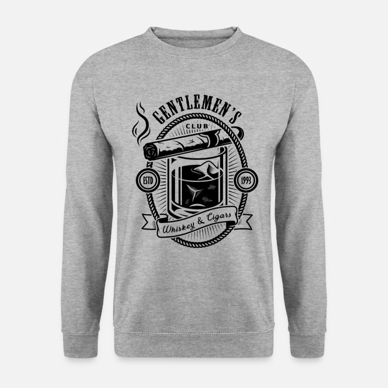 Gentlemen's Club - Unisex Pullover - Weißgrau meliert