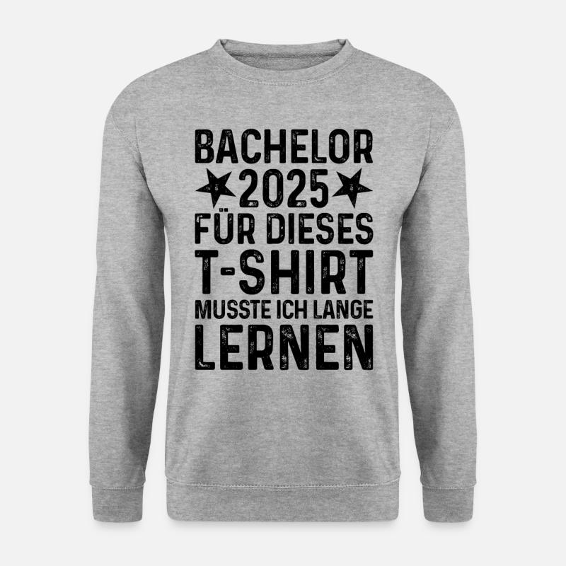 Bachelor 2025 - Unisex Pullover - Weißgrau meliert
