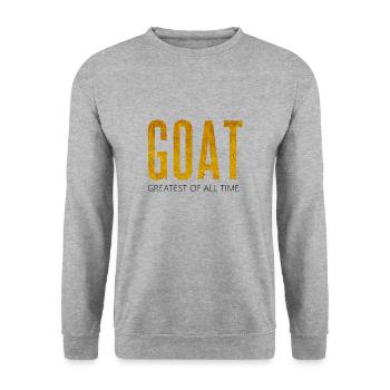 Goat - Unisex Sweatshirt - salt & pepper - Front - Alina (178cm) & Michal (187cm)