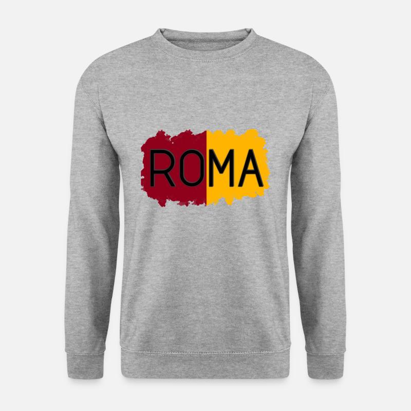 Roma - Unisex Pullover - Weißgrau meliert
