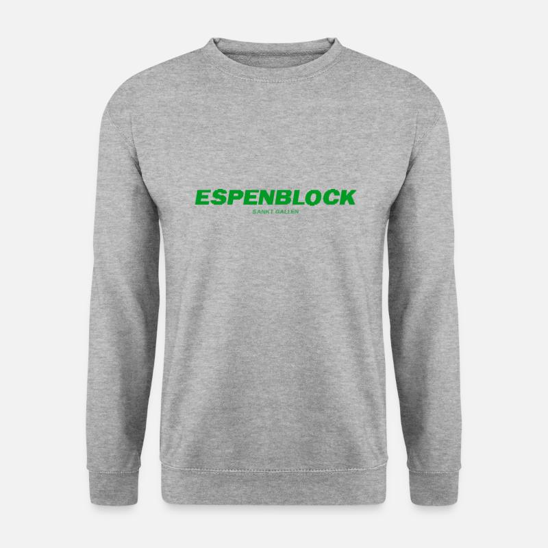 Sankt Gallen Espenblock - Unisex Pullover - Weißgrau meliert