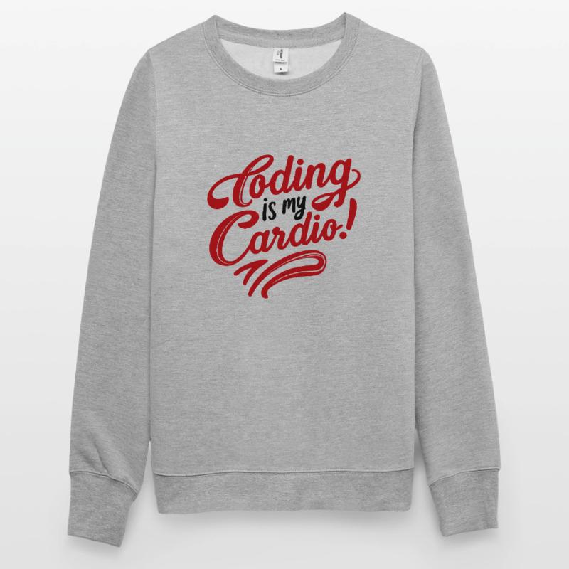 Coding Is My Cardio | Techy Coder Mode Unisex Pullover