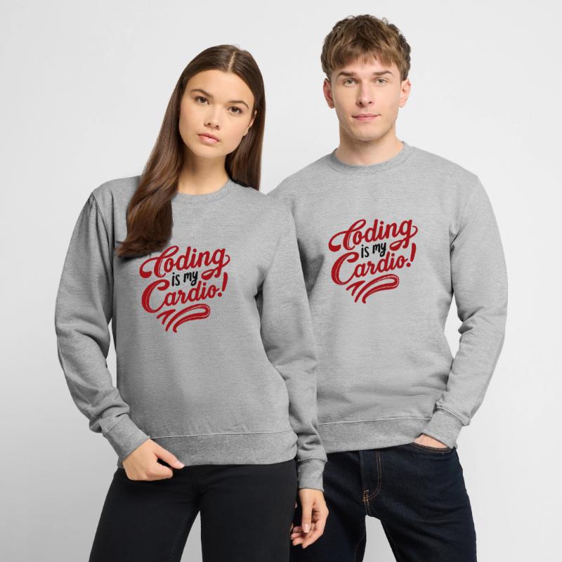 Coding Is My Cardio | Techy Coder Mode Unisex Pullover