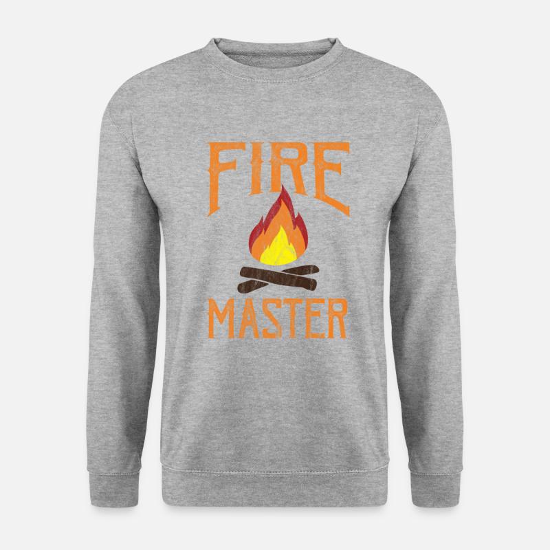 Camping - Fire Master - Unisex Sweatshirt - salt & pepper