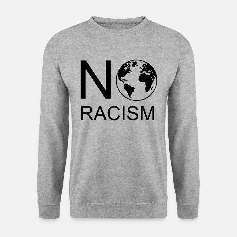 No racism - Unisex Sweatshirt - salt & pepper