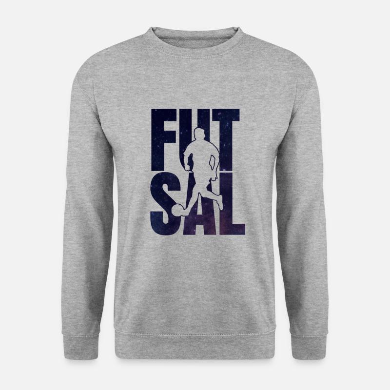 Futsal Logo Gift - Unisex Sweatshirt - salt & pepper