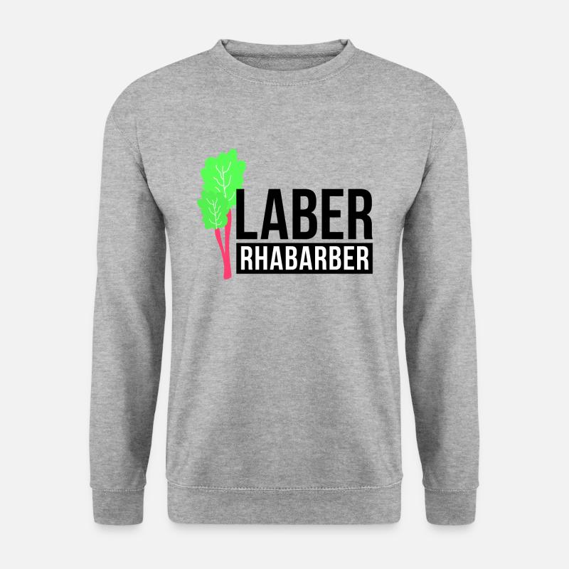 Laber Rhabarber - Unisex Pullover - Weißgrau meliert