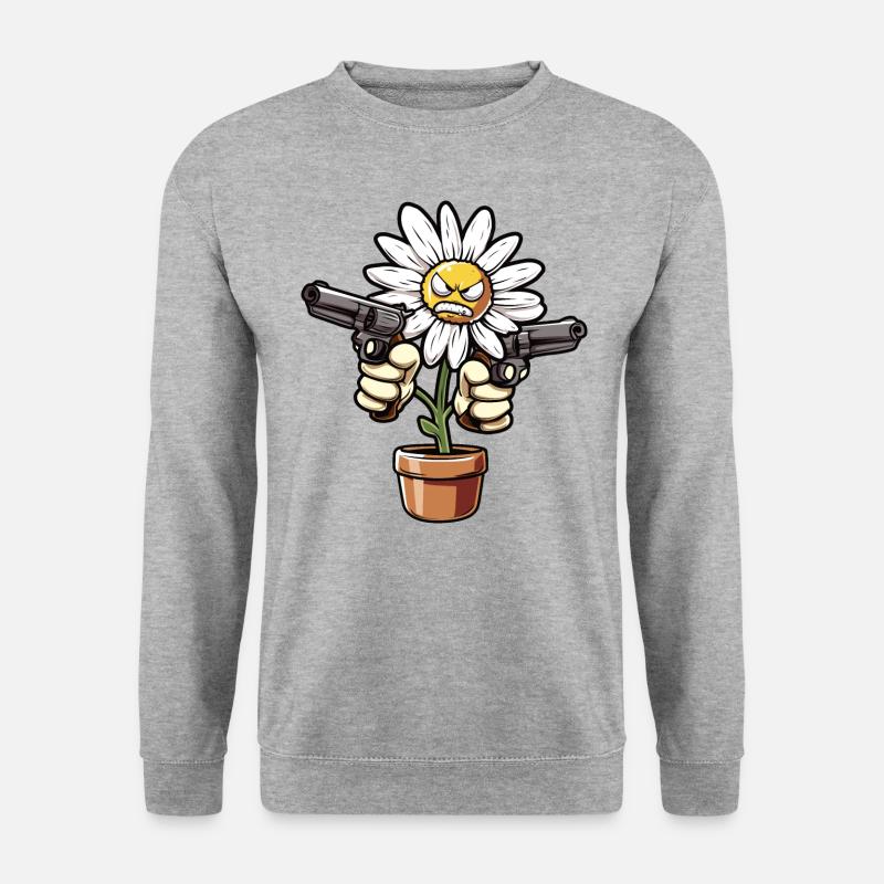 Gunflower - Unisex Pullover - Weißgrau meliert