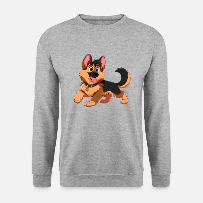 German Shepherd 2 - Unisex Sweatshirt - salt & pepper