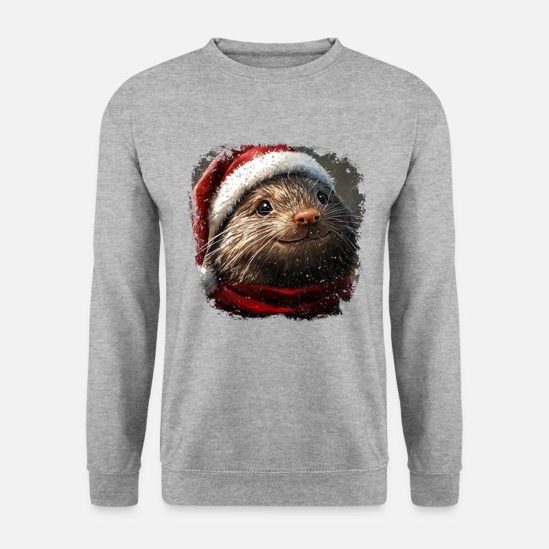 Mole Christmas - Unisex Sweatshirt - salt & pepper