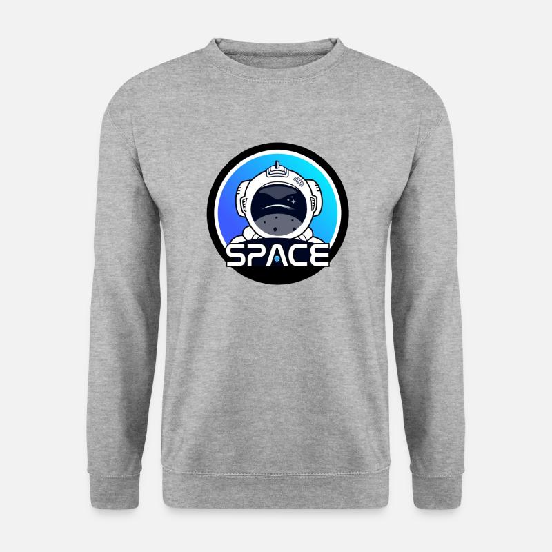 Astronaute dans l’espace - Sweat-shirt Unisexe - gris chiné