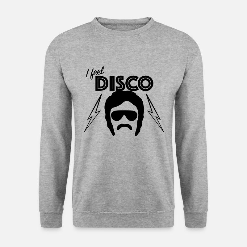 I Feel Disco - Unisex Pullover - Weißgrau meliert