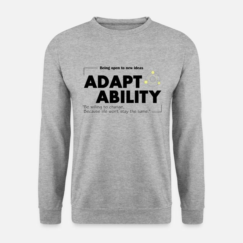 Self Development | Inspirational Design - Unisex Sweatshirt - salt & pepper