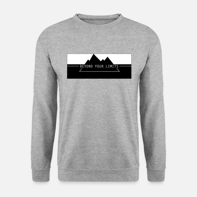 Beyond your limits - Unisex Sweatshirt - salt & pepper