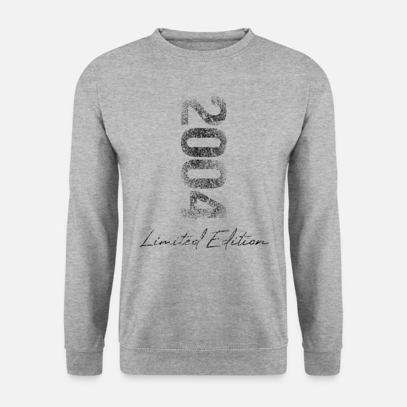 Geburtstag 2004 Limited Edition Geschenk Used Cool - Unisex Pullover - Weißgrau meliert