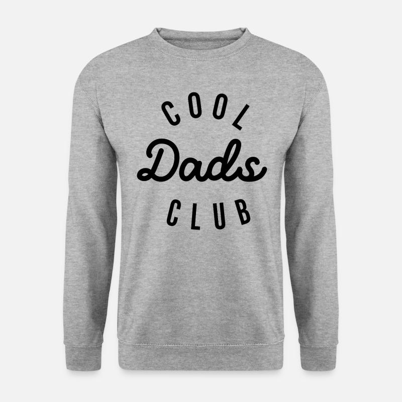 Cool Dads Club Shirt Retro Dad Father's Day - Unisex Pullover - Weißgrau meliert