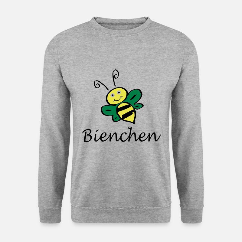 Bienchen Geschenk Geburtstag Statement - Unisex Pullover - Weißgrau meliert