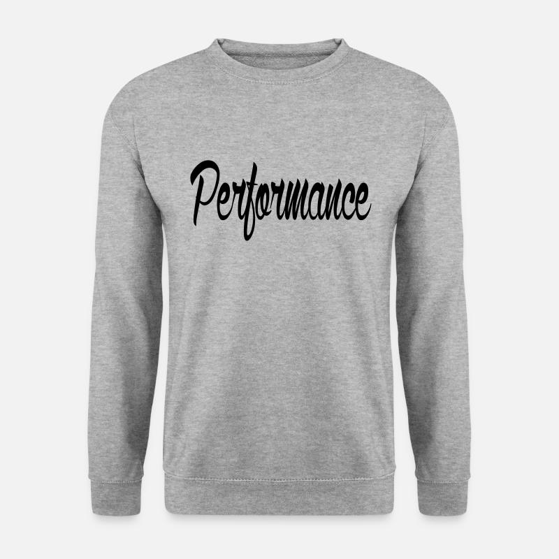 Performance - Unisex Pullover - Weißgrau meliert