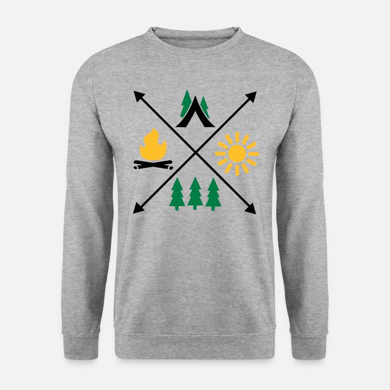 Camping - Unisex Sweatshirt - salt & pepper